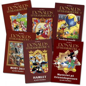 DONALDS LITTERATURHISTORIE KOMPLETT