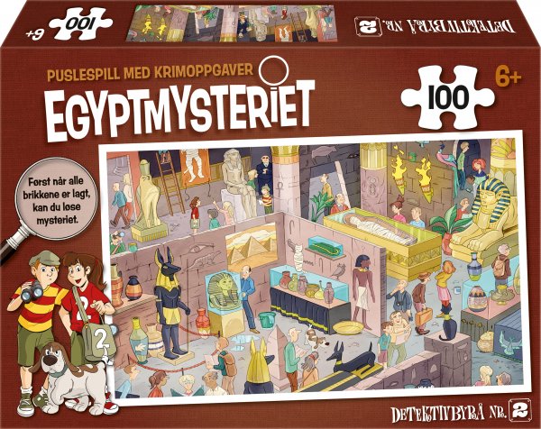DETEKTIVBYRÅ NR.2,L EGYPTMYSTERIET. PUSL