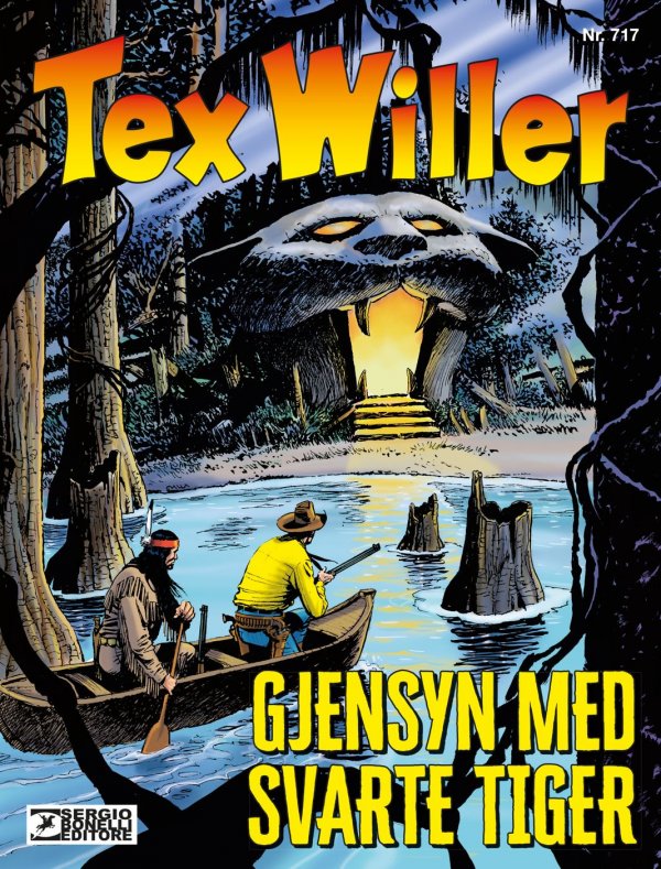 TEX WILLER 717 GJENSYN MED SVARTE TIGER